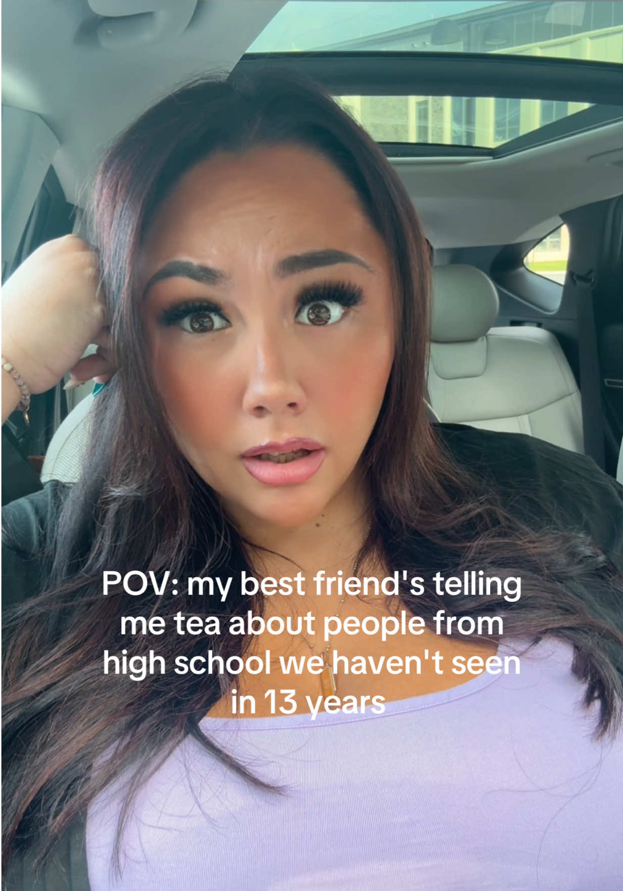 a lil tea never hurt anybody 🙂 #bestfriend #highschool #plussize #tea #drama 