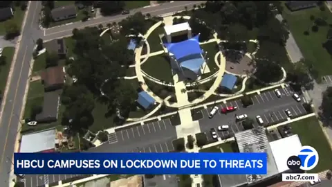 (9/11/25) At least six historically Black colleges enacted lockdowns after receiving threats, amid heightened concerns following recent campus violence at #UtahValleyUniversity. #HBCU