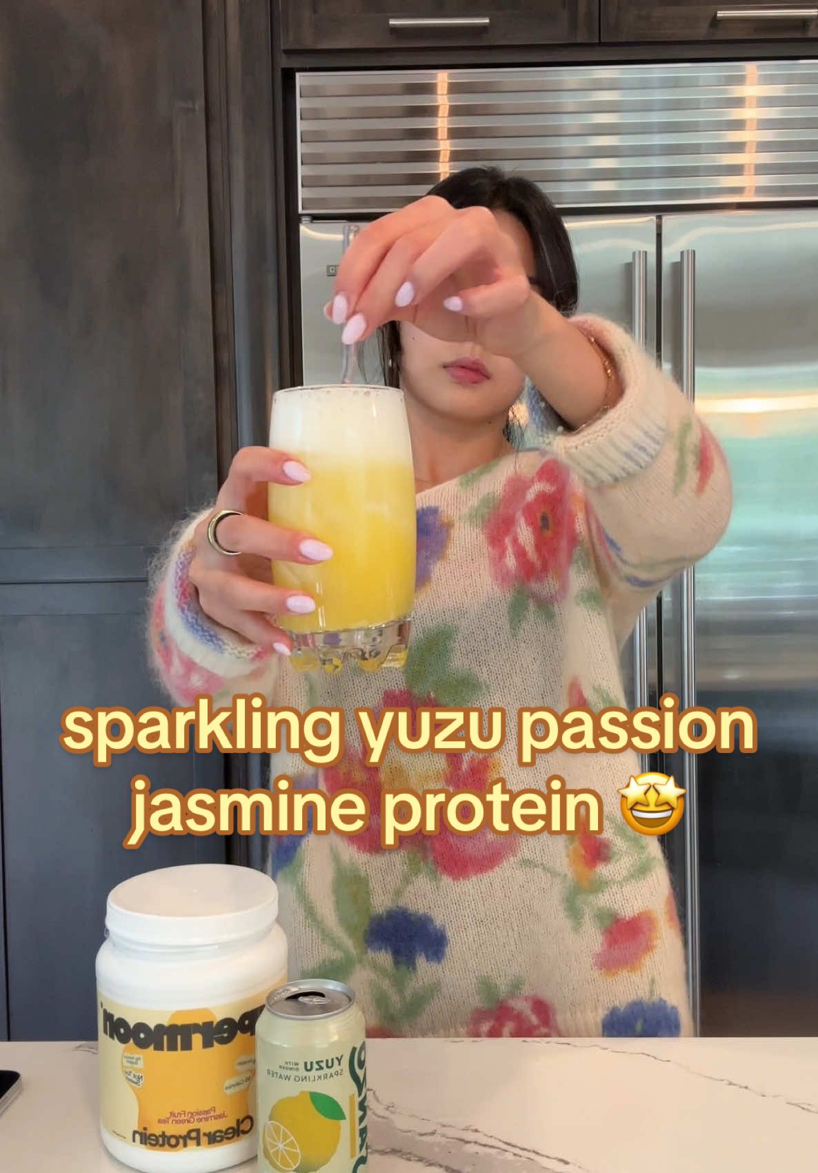 day 2 of posting my @supermoon drink of the day hehehe (dc STEPH10) 💛💛 yuzu soda by @Sanzo Sparkling Water dc stephiehlu 