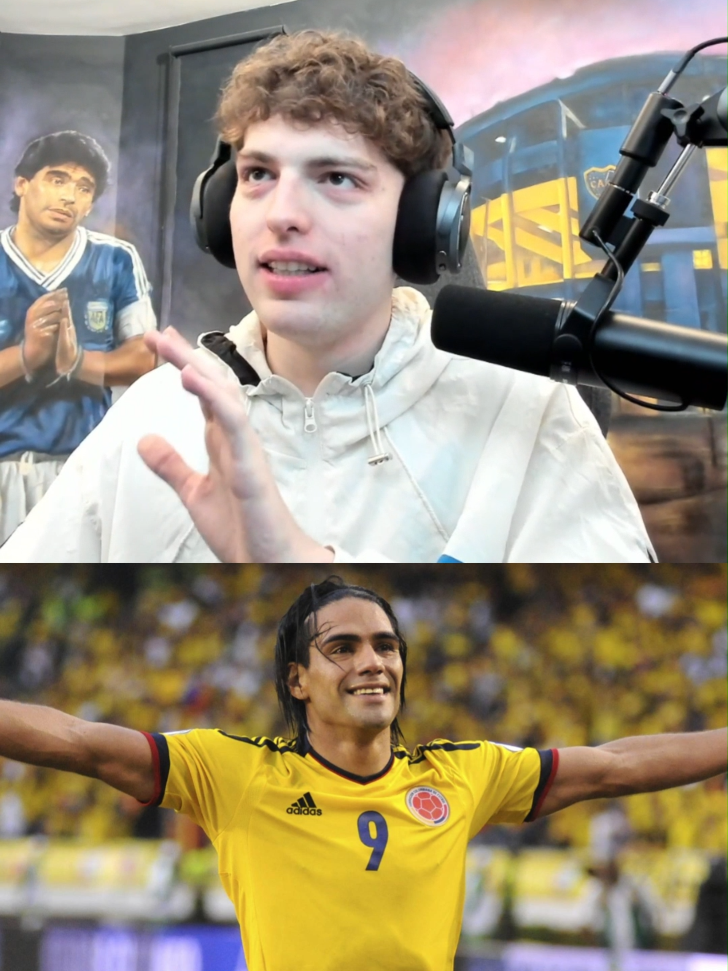 🐯🇨🇴🔥¡El streamer argentino, Davoo Xeneize, habló de la selección Colombia y recordó a ‘El Tigre’ Falcao García!