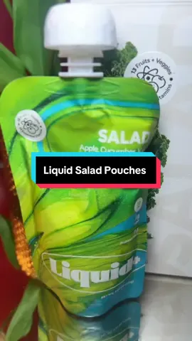 Togo salad in a liquid pouch #liquidsalad  