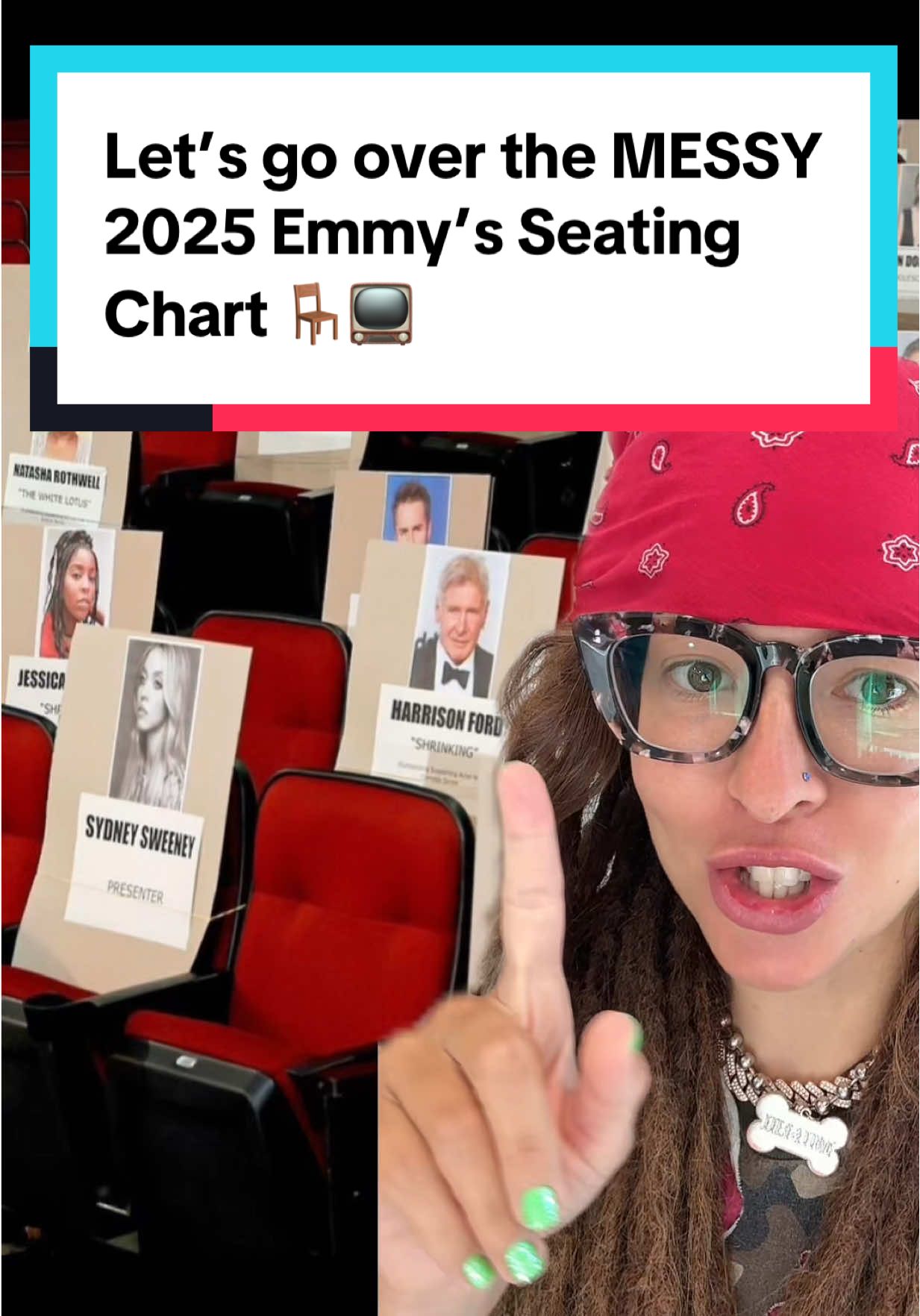 #greenscreen Let’s go over the messy Emmy’s 2025 seating chart 📺🪑 #emmys2025 #emmys25 #emmys #selenagomezemmys 
