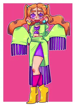 I never know where my drawing is going whenever I draw Cooper. She is an enigma even to me. #animegirl #speedpaint #myart #digitalart #fyp 
