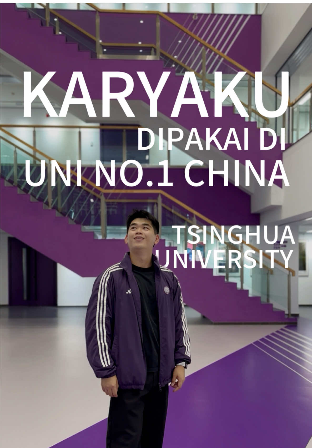 Yes! Ini dia karya desainku di universitas no.1 China, Tsinghua University 🇨🇳✨  #beasiswa #fyp #tsinghuauniversity #chinalife #tsinghua  