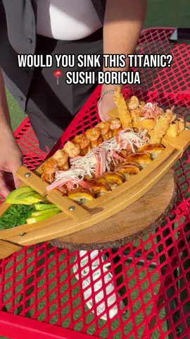 This isn’t just sushi… this is a whole Titanic of flavor 🚢🍣 Sushi Boricua is pushing the limits with their over-the-top creation—would you sink this Titanic? Only at World Food Trucks!