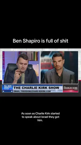 Charlie Kirk started to question Israel and they didn’t like that. He even stated that he has to be careful with what he says or else they’ll come after him. Charlie Kirk helped so many people. I’m still in complete shock that he’s gone. I’ve cried a few times throughout today and yesterday. Violent death isn’t right on either side.  #charliekirk #benshapiro #israel #foryou