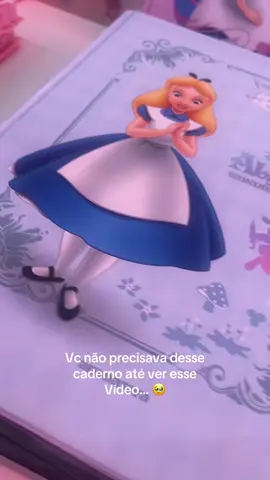 Vc precisa desse caderno da Alice!  #alice #caderno #lancamento #viral 