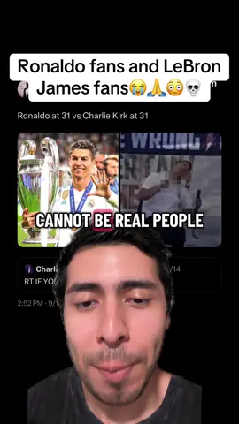 Cristiano Ronaldo fans and Lebron James fans did not hold back😭 Soccer⚽️ Basketball🏀 Real Madrid⚪️ Cleveland Cavaliers♥️