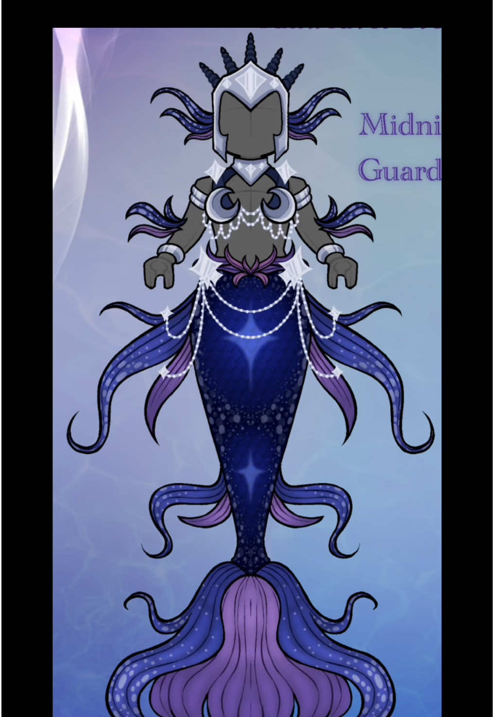 My tail design I did for the event a few weeks ago! #digitalart#mermaidisleroblox#speeddraw#roblox#fyp