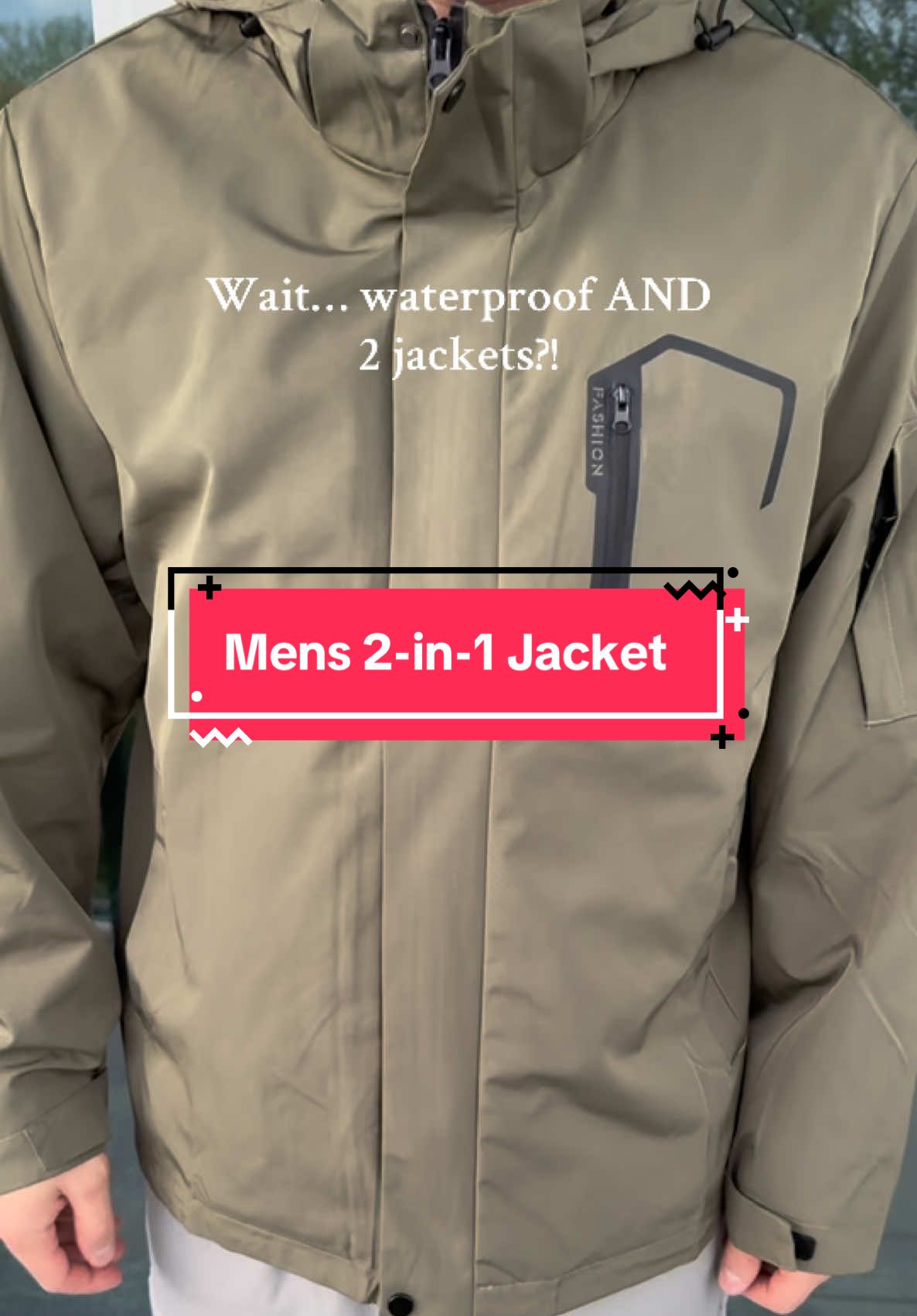 Best jacket I’ve bought him yet #windbreakerjacket #waterproofjacket #mensjacket #tiktokshopcreatorpicks #tiktokshoprestock 