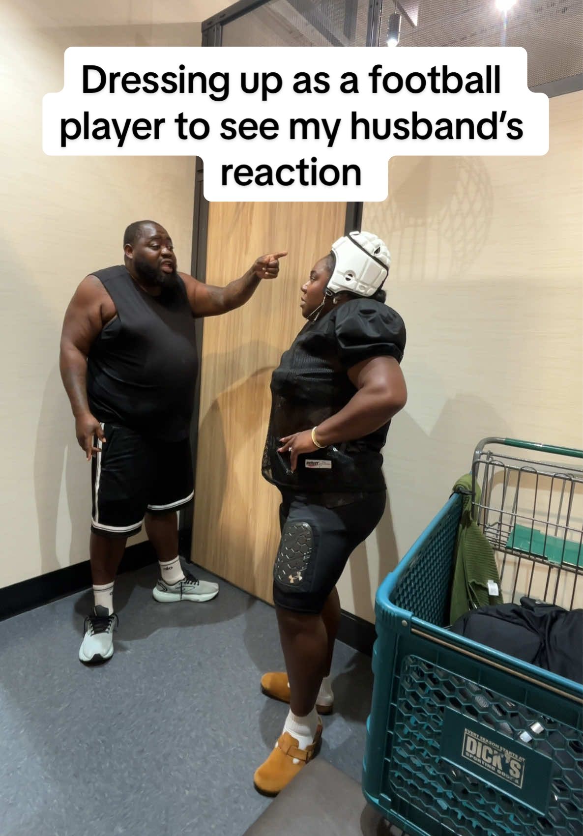 What team should I play for ? 🤣 #fyp #reaction #couplegoals #funny #husbandwife 