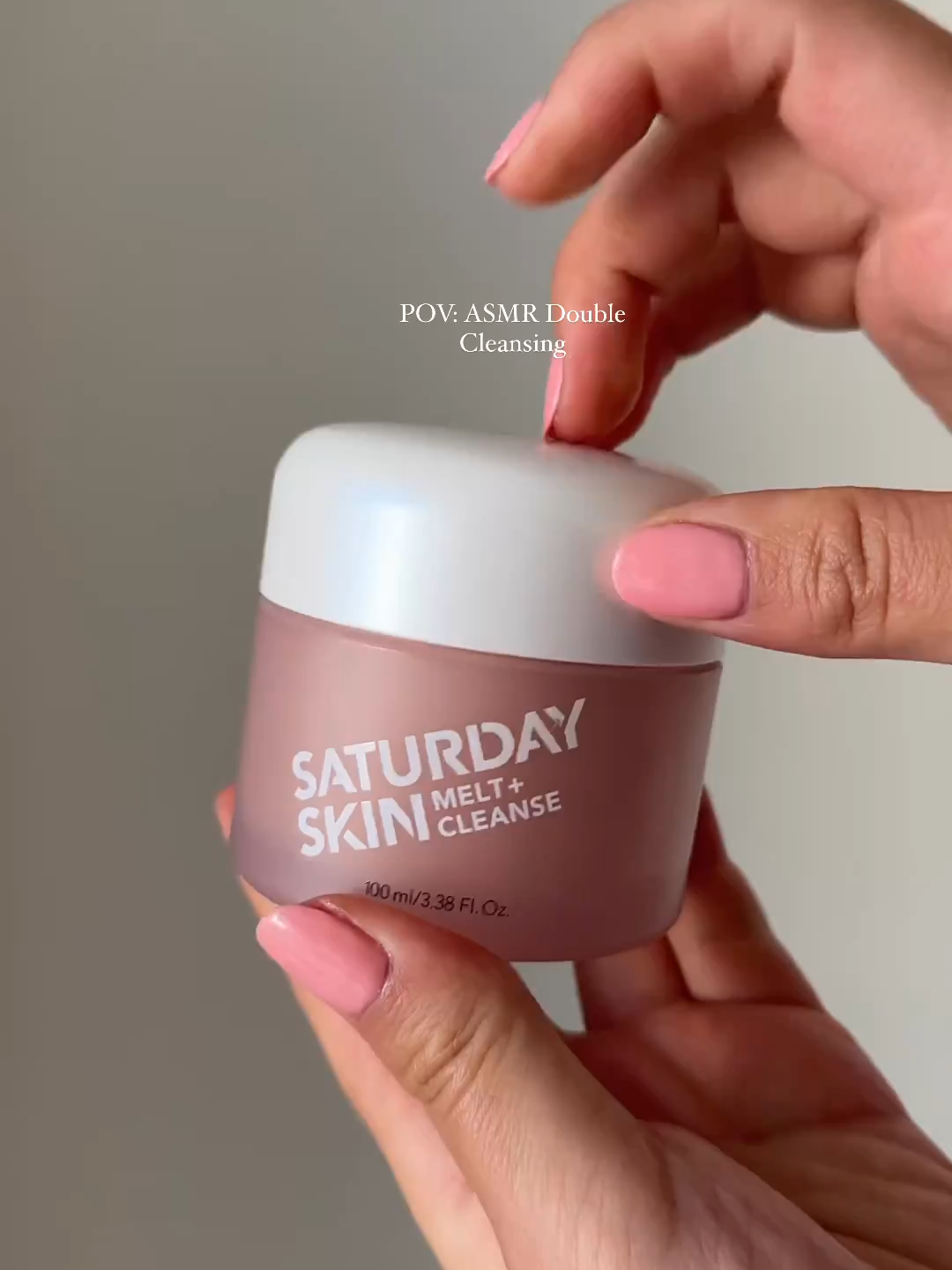 Double cleanse = double the ✨glow✨ Step 1: Melt Balm 🫠 → melts off makeup & SPF. Step 2: Acai Cleanser 🍇🫧 → clears pores & refreshes. #saturdayskin #glasskin #skintok #kbeauty #doublecleanse #koreanskincare #kbeautyskincare