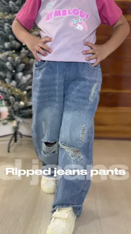 Very cutesy pants for your little one's. #kidsootd #kidspants #kidsoutfit #christmasgiftideas #kidsrippedjeans 