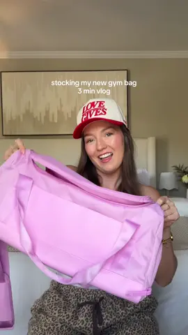 I just joined @Life Time & was so tired of trying to stuff everything in a tote bag so I got an ✨upgrade✨ #gymbag #gym #packwithme #sarahlynnrain