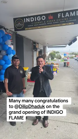 Many many congratulations to @Dilip Dhaduk on the grand opening of INDIGO FLAME 