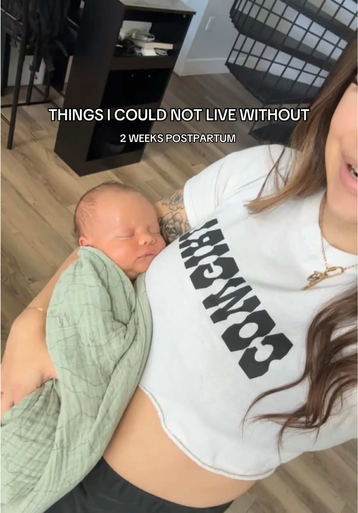 things i COULD NOT live without in the first two weeks of my baby’s life 🫶🏽  #firsttimemom #sahm #momtok 