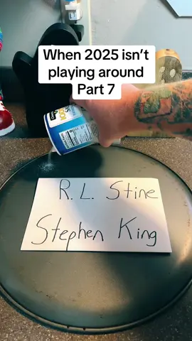 Ok 2025 that is enough. Stop it! #rlstine #goosebumps #stephenking #rip #2025 
