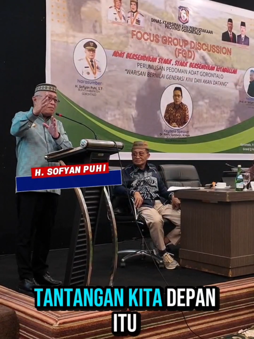 Adat budaya Gorontalo haruslah tetap terjaga untuk keberlangsungan generasi kedepan, kita harus menyesuaikan kebutuhan mereka.  #sofyanpuhi 