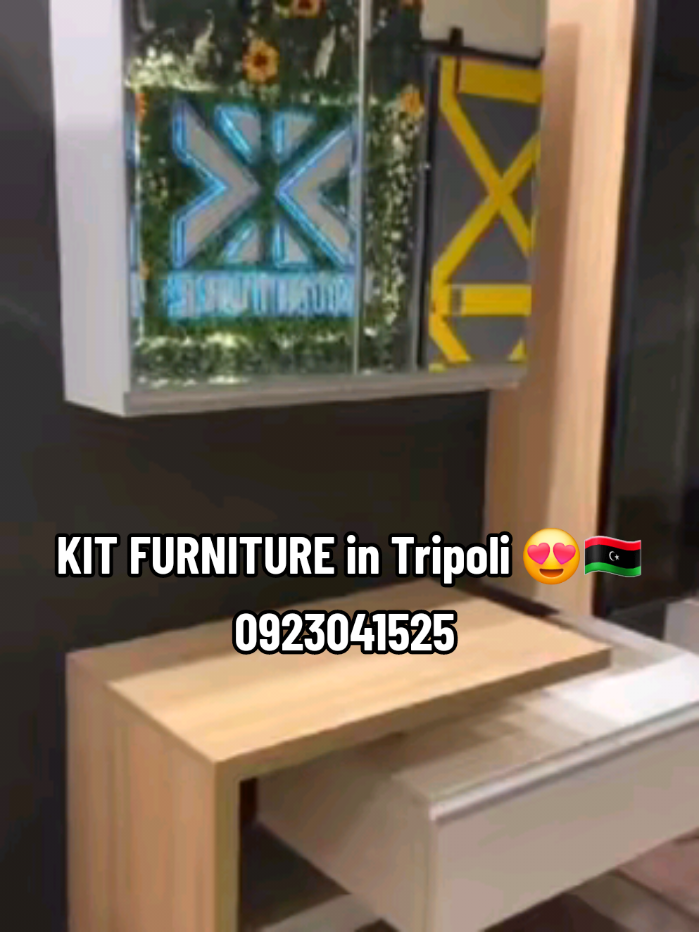 تخيل وحدة تخزين في حمامك 👌 أنيقة، عملية، ويتم تنفيذها حسب طلبك ✨ 📞 0923041525 #KIT_FURNITURE #ليبيا #طرابلس 🇱🇾 