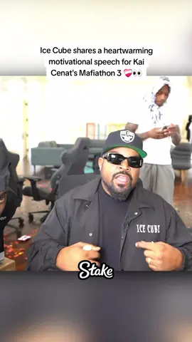 Ice Cube shares a heartwarming motivational speech for Kai Cenat's Mafiathon 3 ❤️‍🩹👀 #kaicenat #icecube 