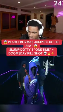 Plaqueboymax loses it reacting to Slump Dotty’s “One Time” | DOOMSDAY freestyle went nuclear. #DoomsdayFreestyle #RapClips #FreestyleRap #HipHop #Rap