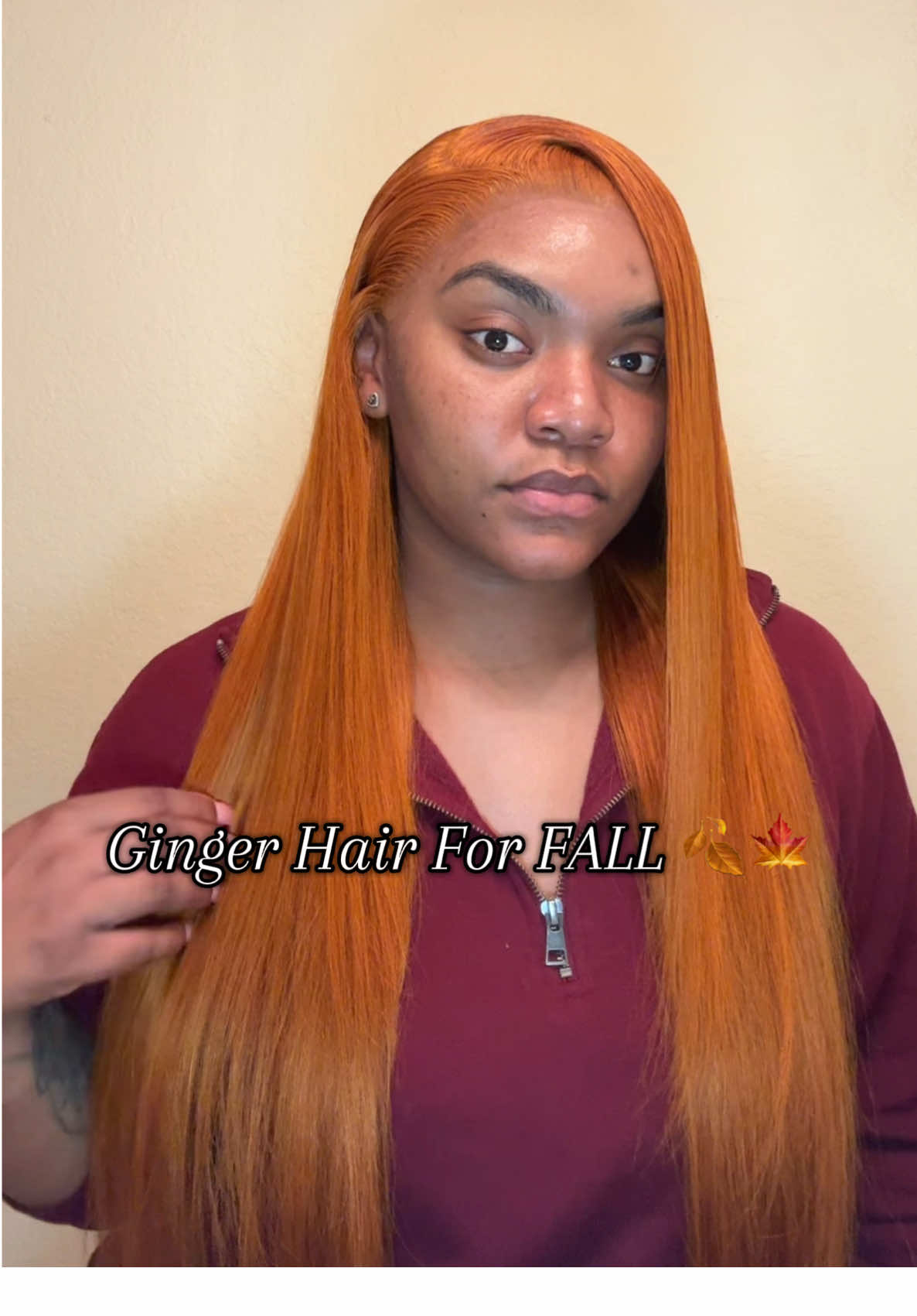 @Kalashow Hair ginger wig perfect for the season 😍🧡  #fyp #wig #viral #wigtok #gingerwig 