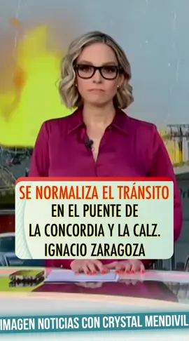 Se normalizó el tránsito vehicular en la zona afectada del Puente de La Concordia. También se iniciaron los trabajos de rehabilitación, tanto en las vialidades como en camellones y bajo puentes.  #YoTeVeo #ImagenNoticias con #CrystalMendivil