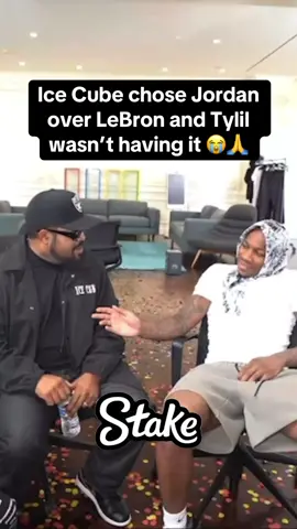 Ice Cube chose Jordan over LeBron and Tylil wasn’t having it 😭🙏 #kaicenat #tylil