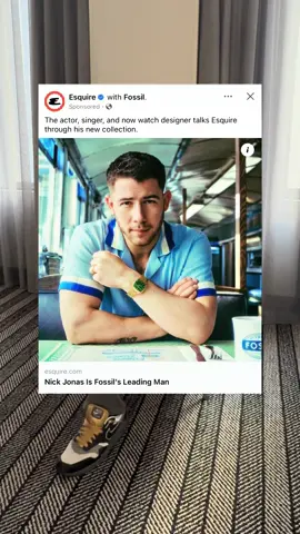 The new Nick Jonas / Fossil collaboration. #nickjonas #fossil #watches #menswatches #jonasbrothers 