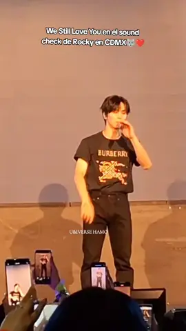 We Still love You en el Sound Check en CDMX🐺❤️ CREDITOS A NUESTRA ADMIN @Ciel D' Dongmin🦋🥰  #latam #cdmx #rocky #hamo #astro 