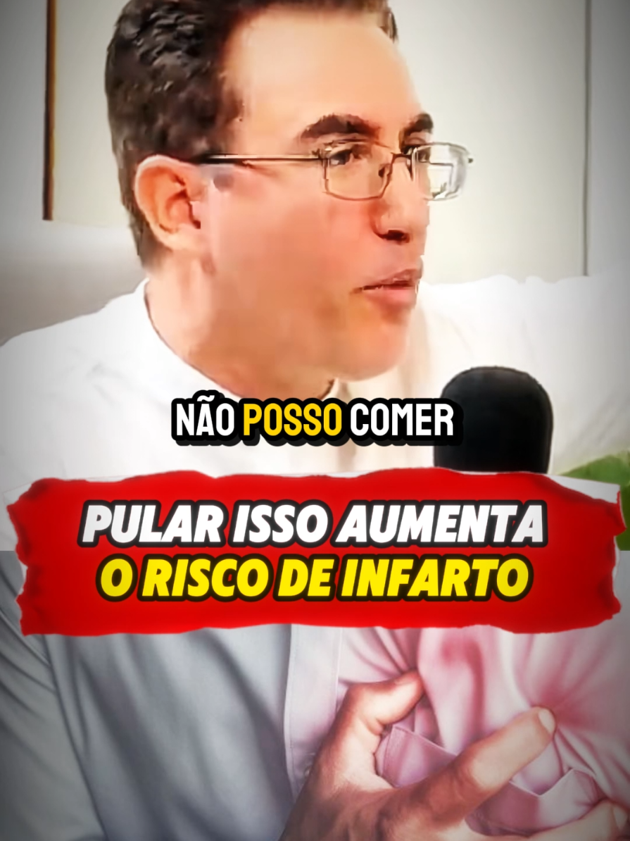 Se pular o café da manhã aumenta o risco de infarto. #saude #saudavel #cafedamanha #infarto #tiagorocha 