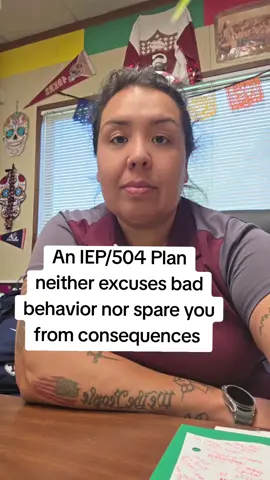 Understand it is an academic and behavior plan. #iep 