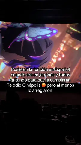 Casi se les deja ir una sala llena de otakus Cinépolis 🤨 #cinepolis #demonslayer #castilloinfinito #infinitycastle #tanjiro 
