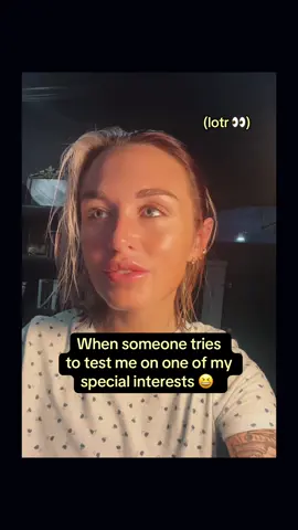 Oh you like ____? Well IF you do then what’s ______?? I’m not saying it’s always m e n but it is mostly lol #specialinterest #hyperfixation #audhd #lotr 