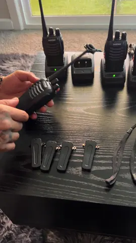 Baofeng 4Pcs BF 888S Walkie Talkie Long Range #walkietalkie #radio #longrange #work #fyp 