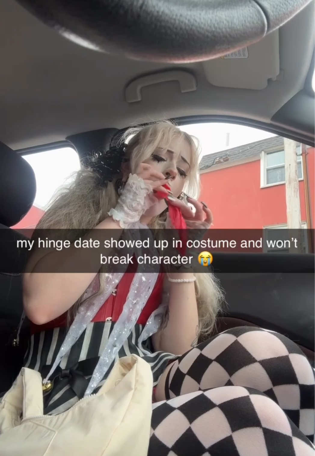 yeah im deleting hinge after this one 😭 #hinge #hingedate #clown #wtf #crazy 