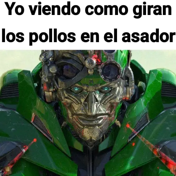 #humor #fyp #yoviendocomogiranlospollosenelasador #transformers 