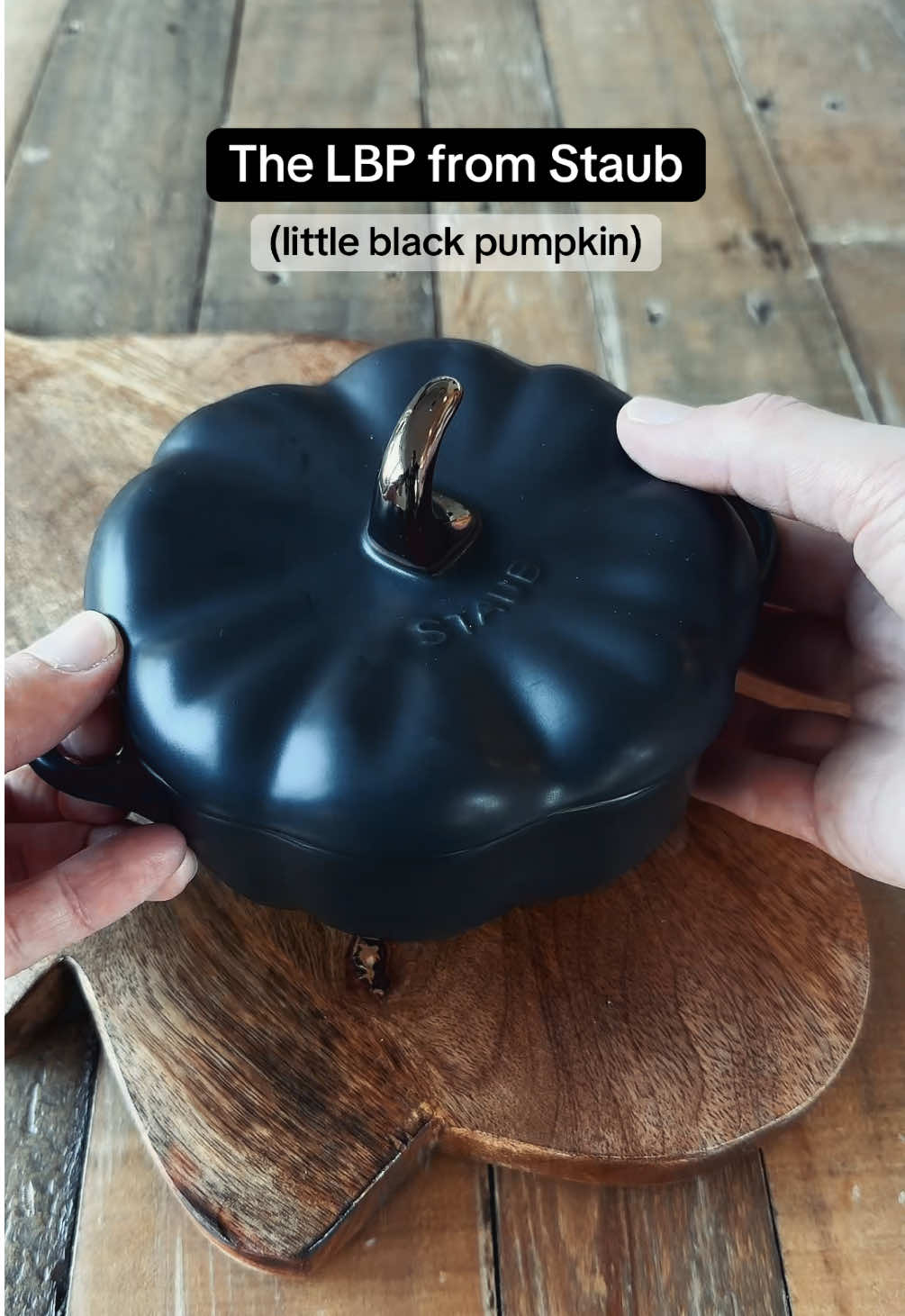 The @STAUB USA Matte Petite Pumpkin Cocotte is the chic, spookier sibling of the classic orange pumpkin. Perfect for single-serve soups, sides, or festive desserts—this elegant piece brings fall vibes without the bright orange.  Tap below to add this understated beauty to your kitchen today! 🖤🎃 #StaubCocotte #FallKitchenDecor #HalloweenAesthetic #PumpkinCookware #TikTokMadeMeBuyIt