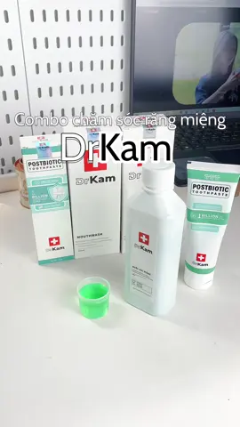 Combo 2 bước Drkam chân ái cho các vấn đề răng miệng 🦷#drkam #nuocsucmieng #comborangmieng 