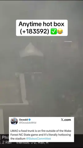 We've never seen this before 😂😳 (via oswaldswrld/X) #fyp #CollegeFootball #hotbox #football #cfb 