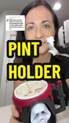 Replying to @Dylan Jade Serve your favorite ice cream in spooky style with this Ice SCREAM pint holder. Designed with a chilling 3D look, it’s both functional and perfect for Halloween vibes. Keeps your pint cold while adding a fun scare to dessert time. A must-have for horror fans and party hosts. #halloweendecor #spookykitchen #icecreamhacks #halloweenszn #creepycute 