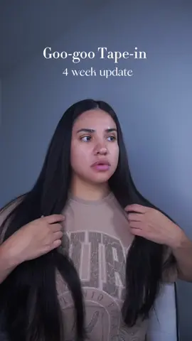 DIY Tape-In Hair Extensions at Home 4 week update Tape-ins 🎀💈💇🏻‍♀️ @GooGooHair_Collab @googoohair_official Tape-ins  #diyhairextensions #tapeinextensions #hairtutorial #athomehairextensions #creatorsearchinsights 