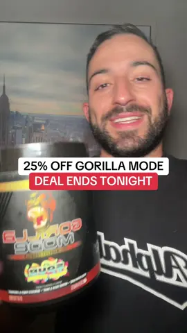 25% off gorilla mode preworkout discount ending tonight #gorillamode #tiktokshop 