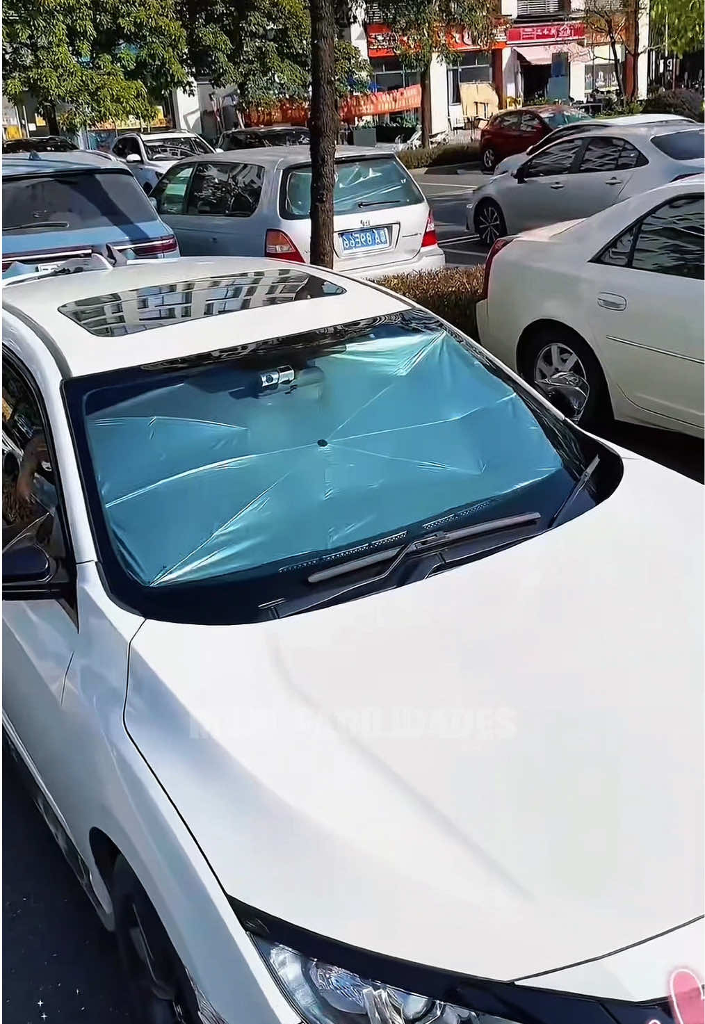 Protetor Solar Parabrisa Tapa Painel Portátil Carro Umbrella para sol carro.