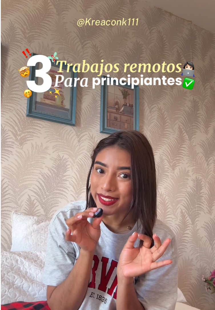 💻 3 trabajos remotos para principiantes que puedes empezar en menos de 15 días. #TrabajoRemoto #Principiantes #GanarDinero #IA #IngresosExtra