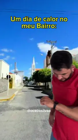 Por aqui tá calor e por aí?😂