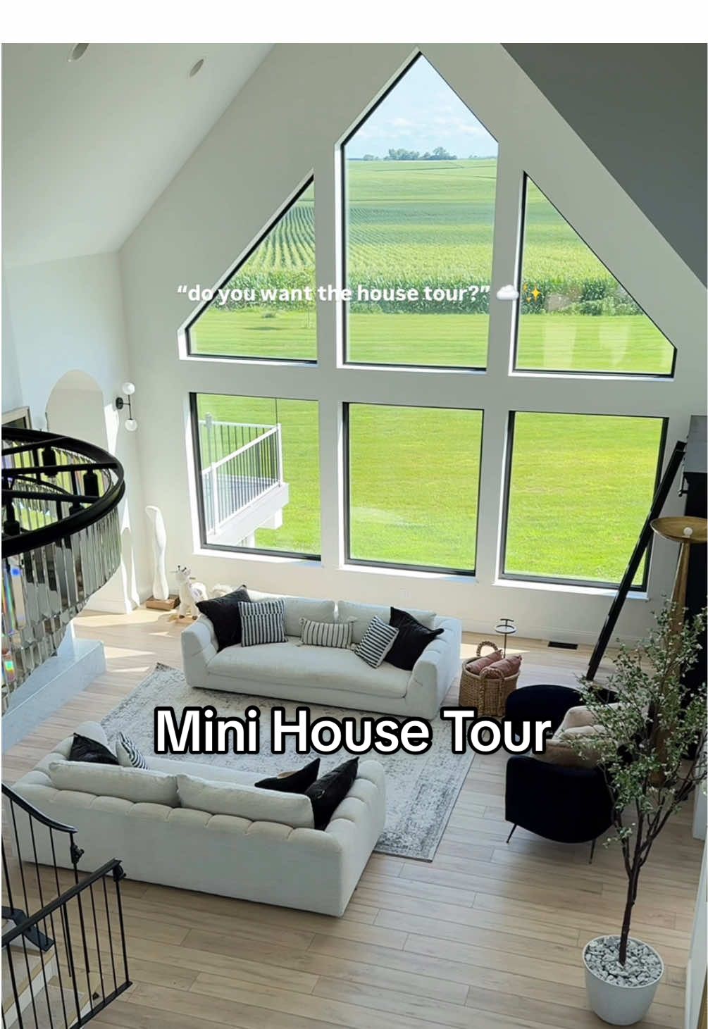the kitchen always gets so much love I figured a few more rooms in the house deserve it too 🤍🌽  #housetour #farmlife #farmhouse 