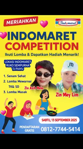 Yuk gaess piayu sekitar gass besok pagi yukk zumba bersama kami dan indomaret. gratiss😁🥰