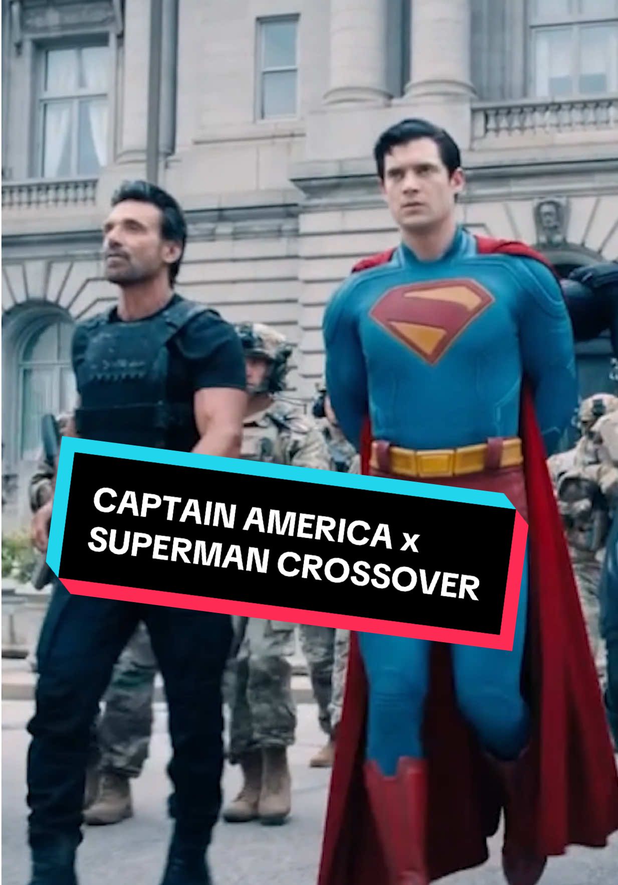 Superman X Captain America crossover Easter egg in Cleveland for Frank Grillo! #superman #dcuniverse #mcu #fyp #foryoupage 