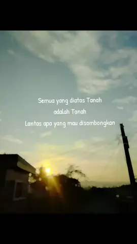 Assalamu'alaikum...r. Wb. Refleksi Hari ini. #assalamualaikum #assalamualaikum🙏 #assalamualaikum_shbtku_semua #tanah #jangansombong 